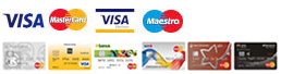 Visa, Mastercard, Maestro sau PLATA IN RATE prin BT Star, BRD Finance, Alpha Bank, First Bank, Garanti Bank